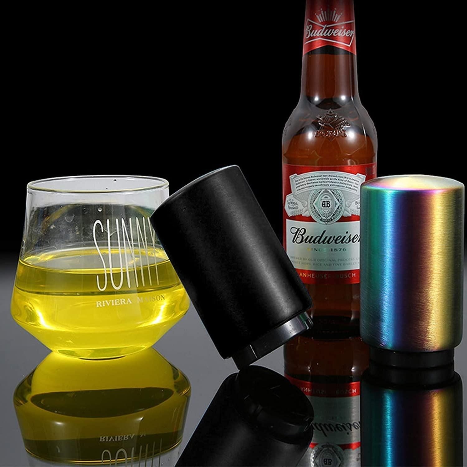 Automatic Push & Pull Bottle Opener Stainless Steel
